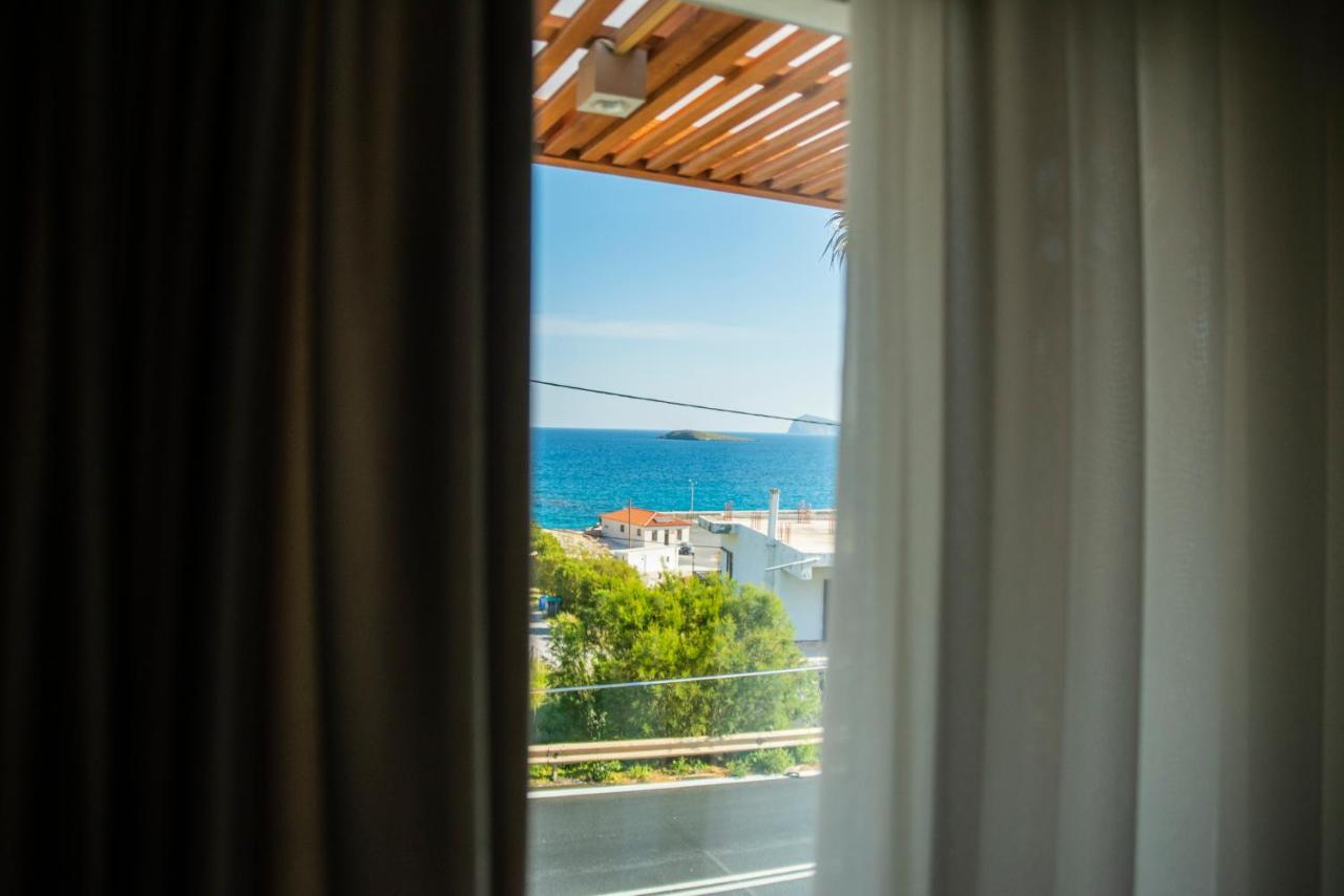 Thronos Aqua Residence A Sea View Luxury Villa Pachia Ammos Exteriör bild